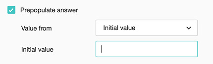 Autofill from initial value