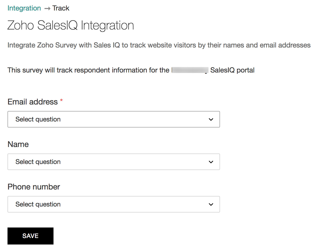 Zoho Survey integration with Zoho SalesIQ