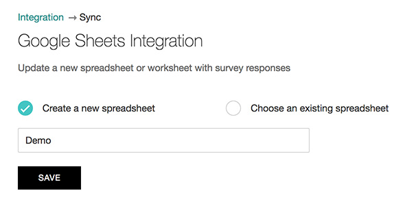 Google Sheet integration with Zoho Survey