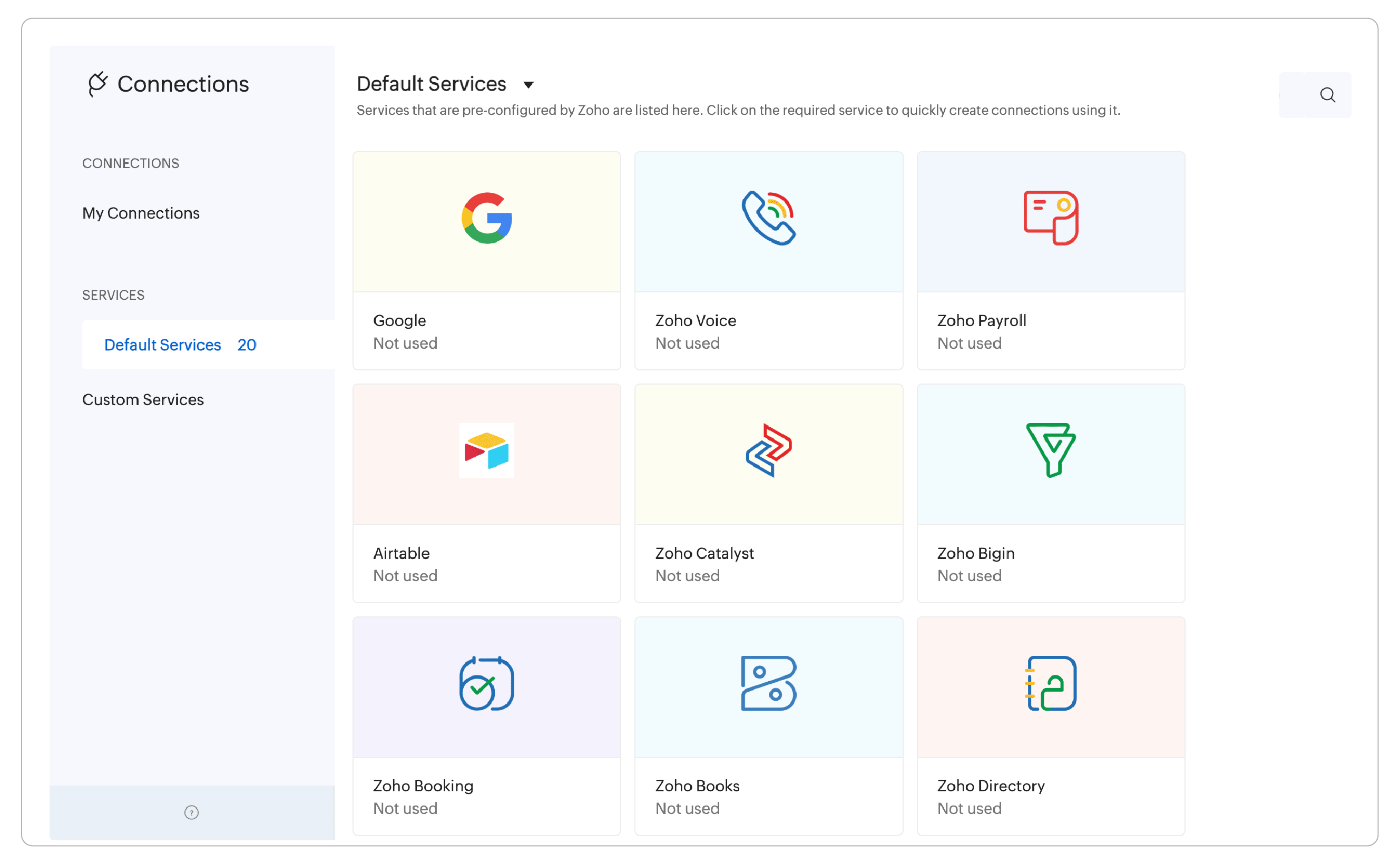 Default Services
