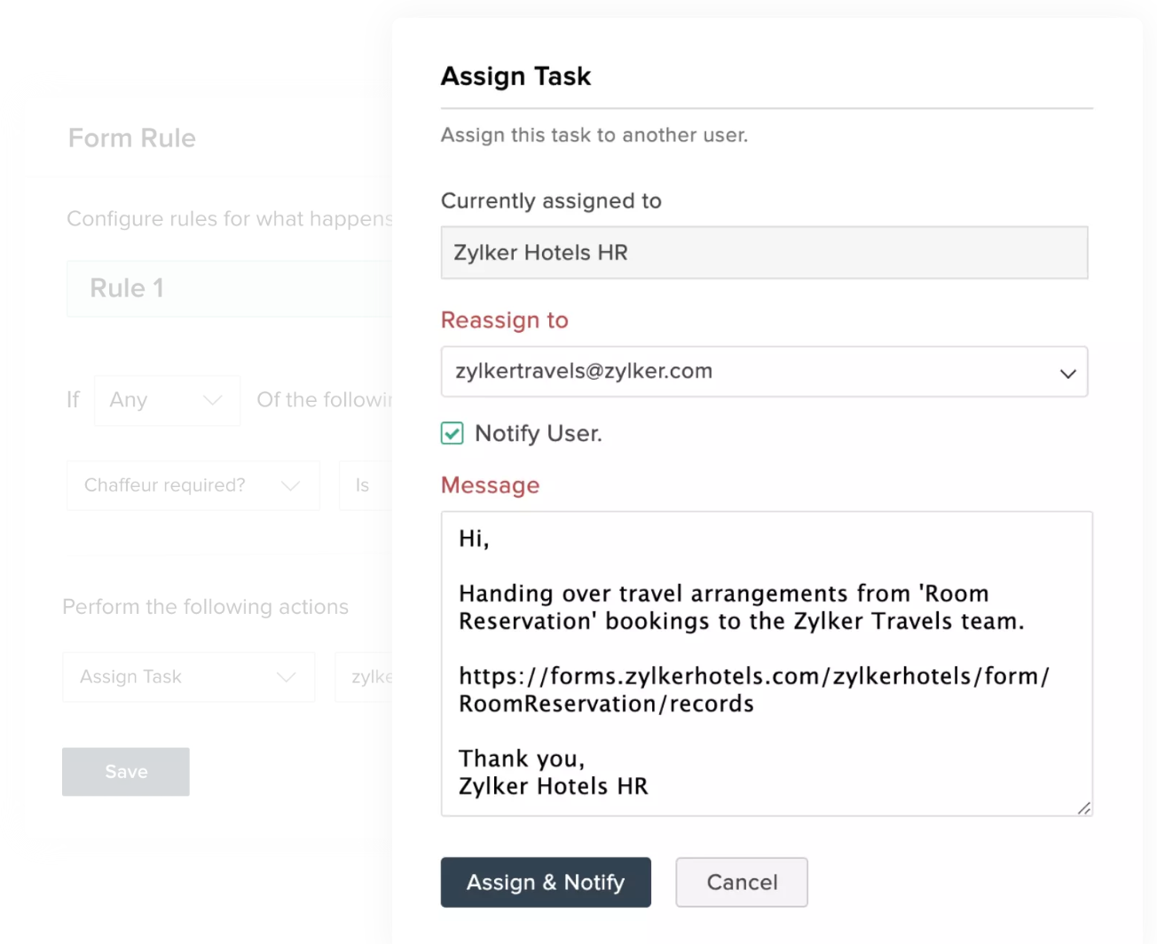 Assign Tasks