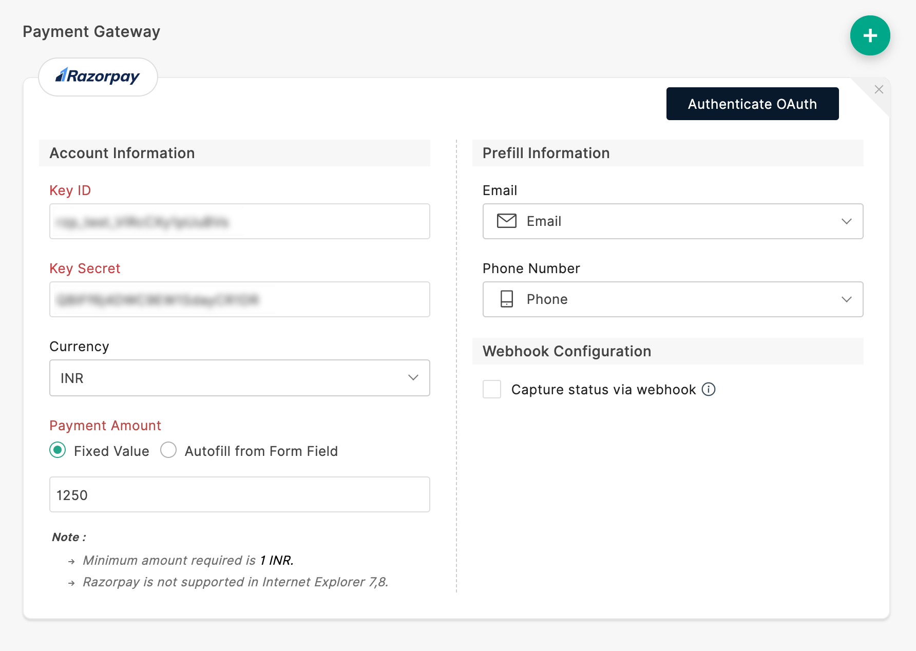 Switch to OAuth Authentication