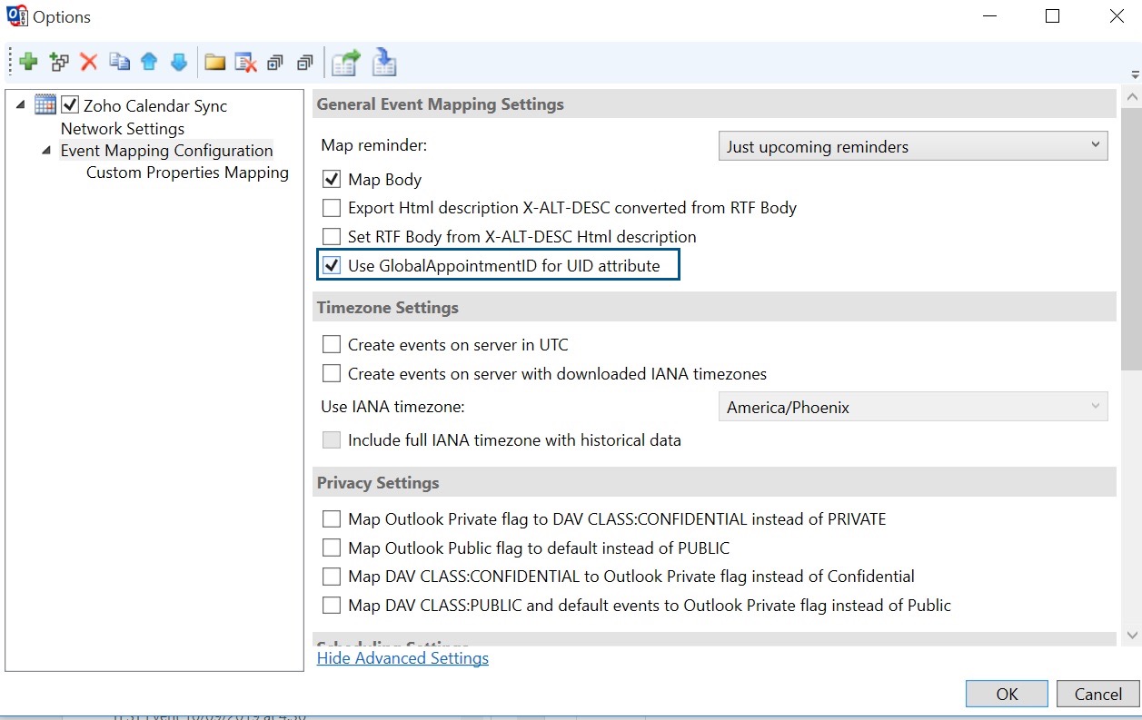 CalDAV Synchronizer for Outlook Zoho Calendar