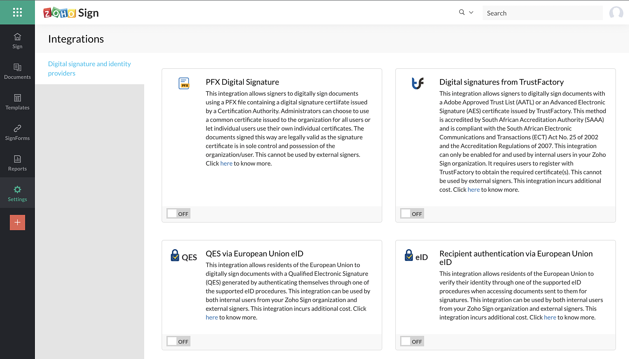 Certificate-based signatures, Adobe Acrobat