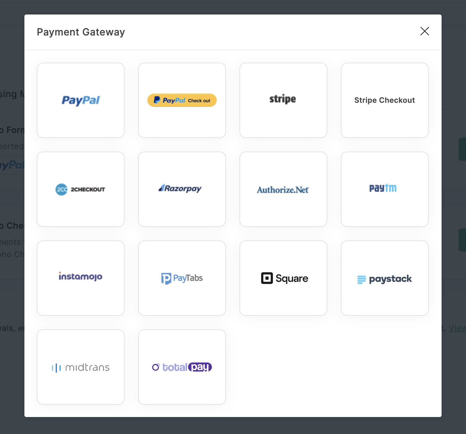Payment Gateways