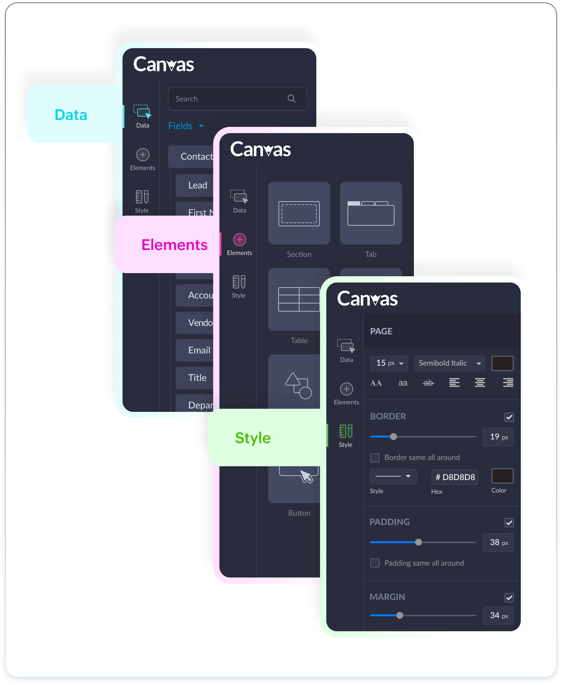 Customizing Module View Using the all-new Canvas design suite