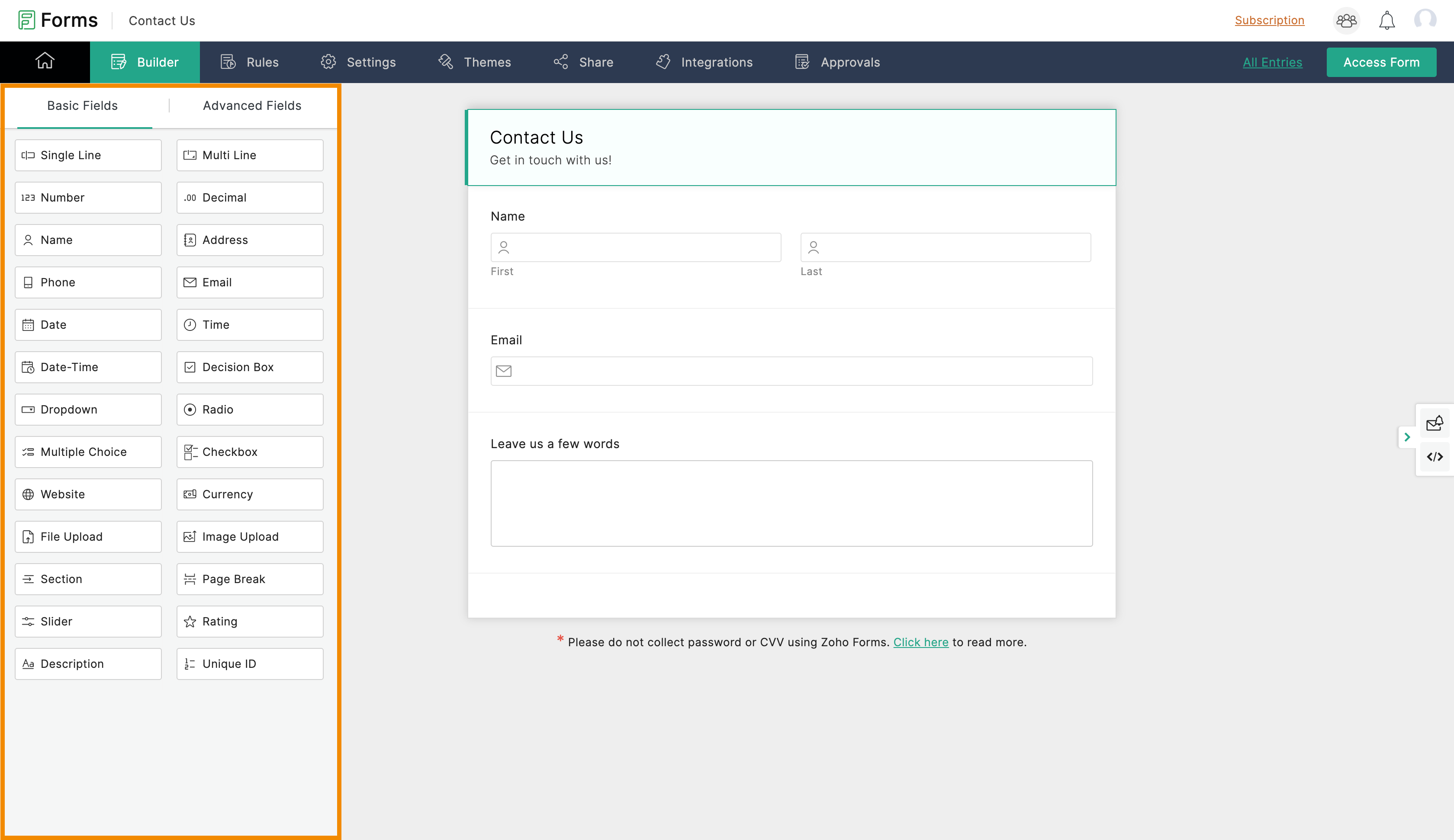 How To Create A Web Form | Zoho Forms