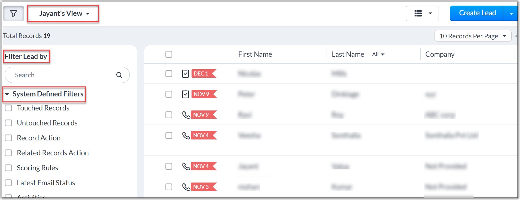 ZohoCreator Get Data View