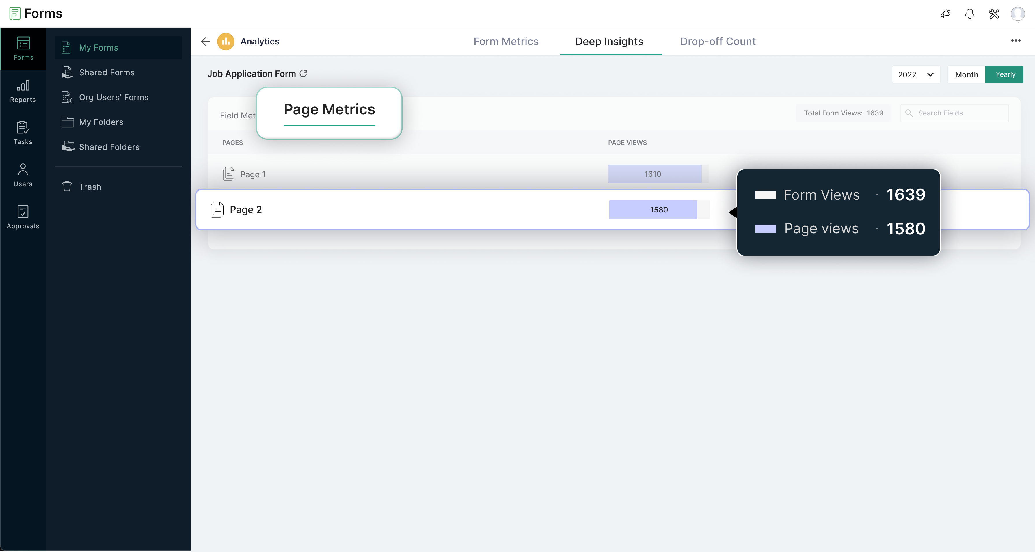 Page Metrics