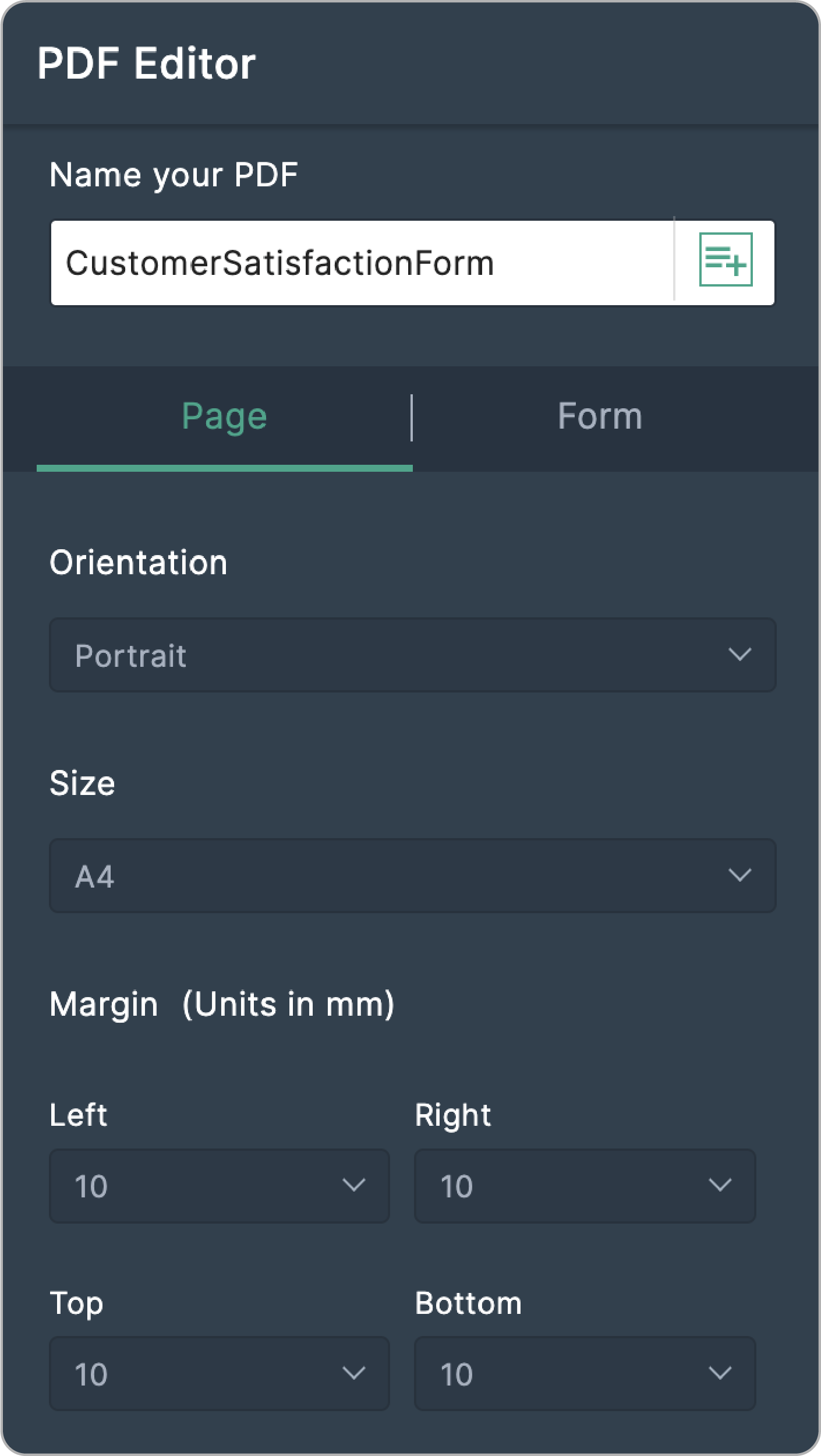 Name your PDF