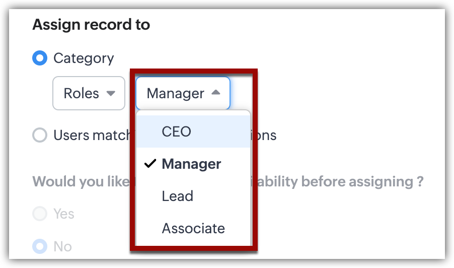 what is assignment rules in zoho crm