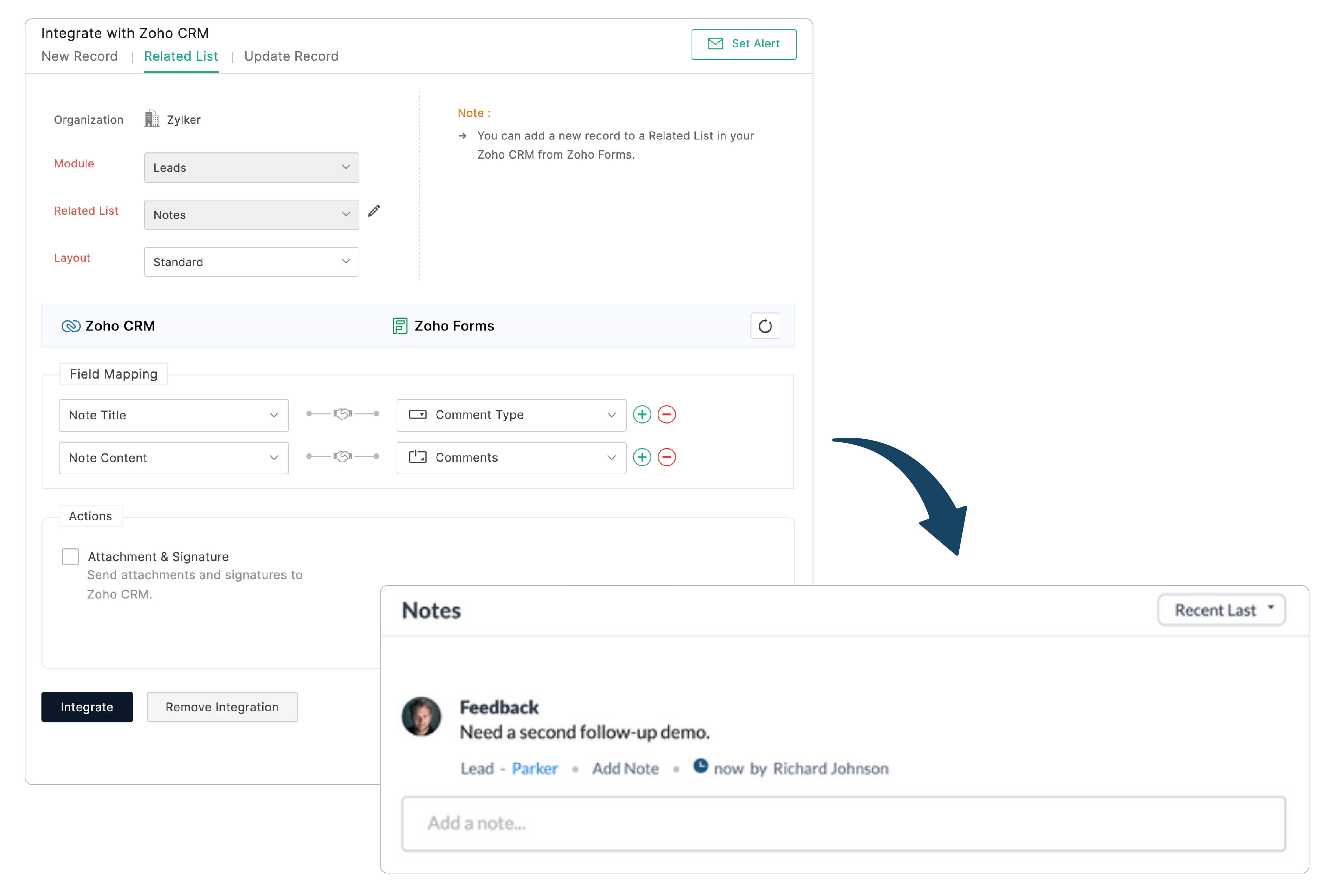 Adding a related list