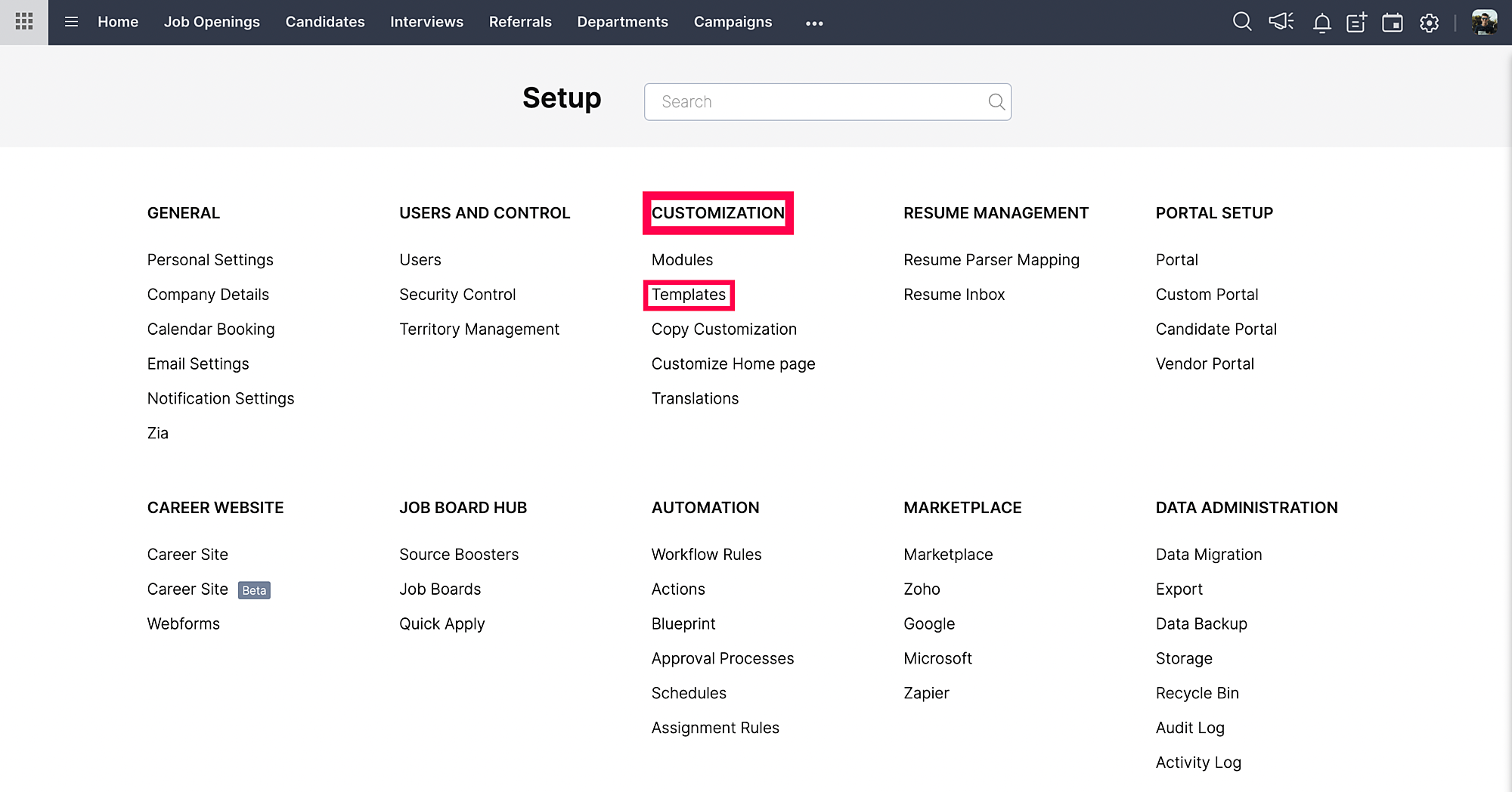 Zoho Recruit Integration With Zoho Sign