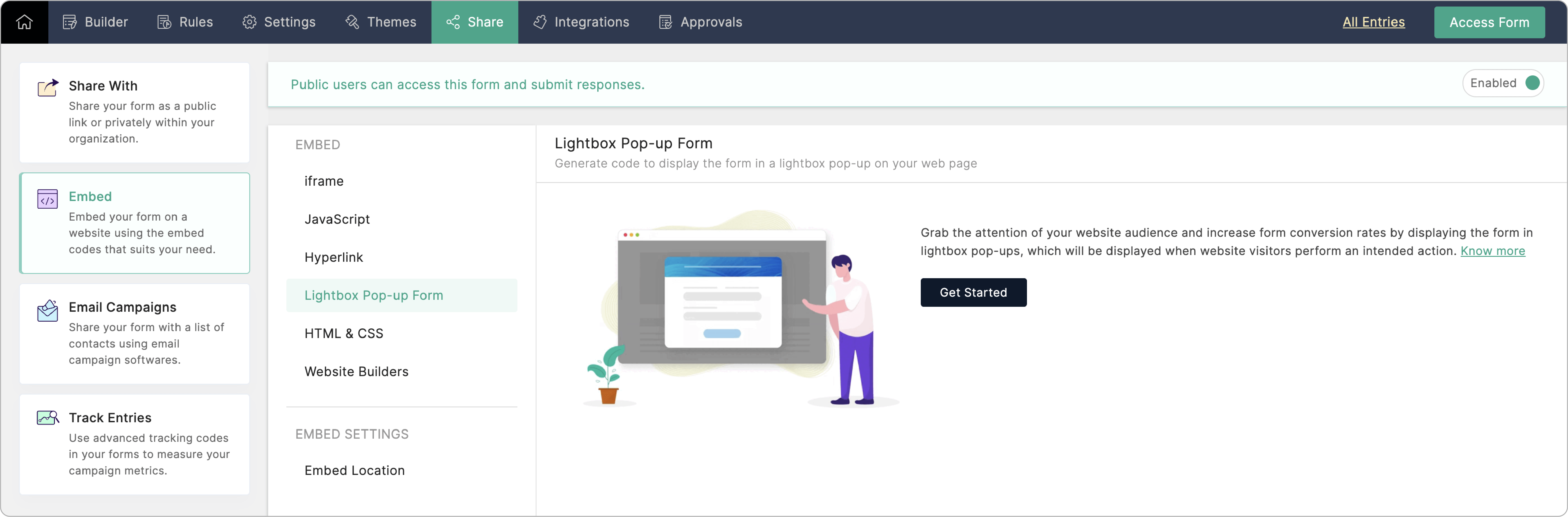 Click Get Started