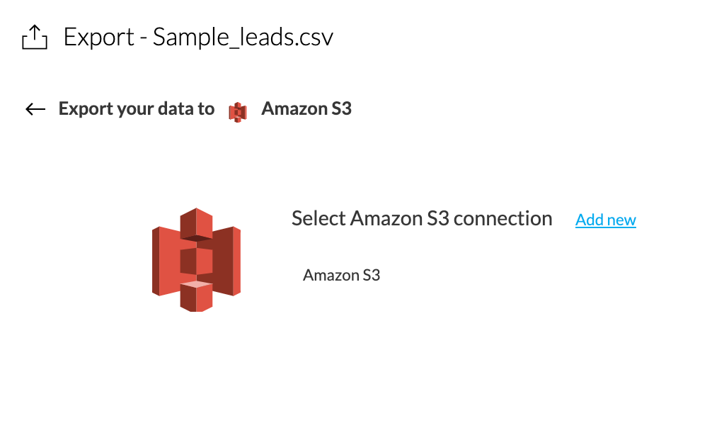 How To Export Data To Amazon S3?