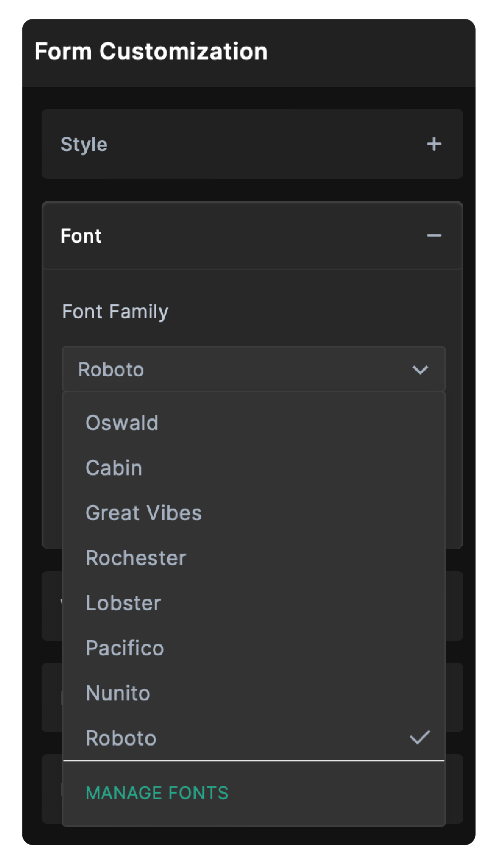 Font Style