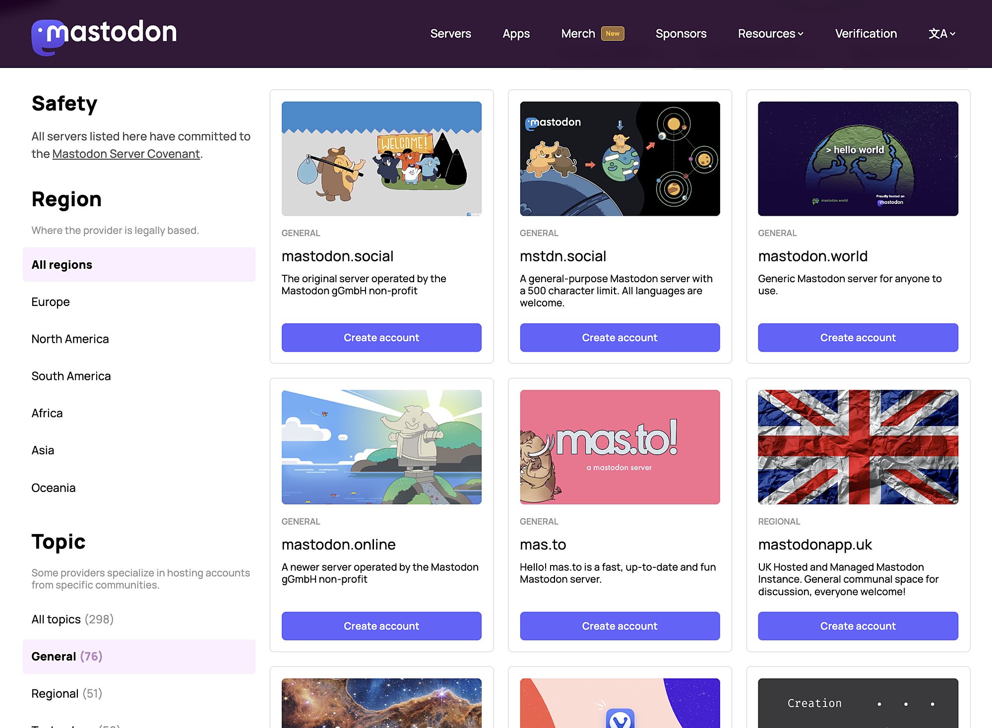 Mastodon Servers - Mastodon Server List