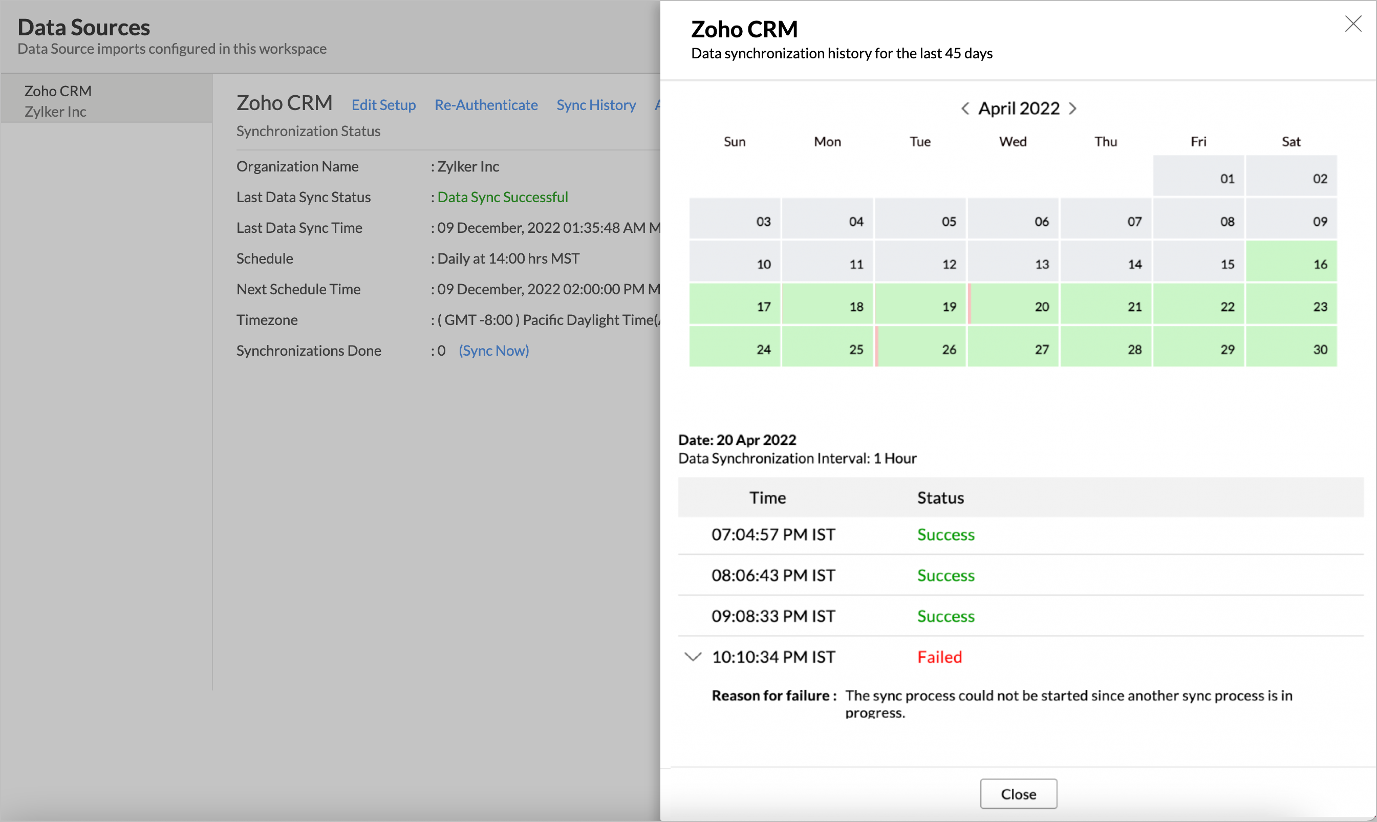 ZohoCreator Get Data View