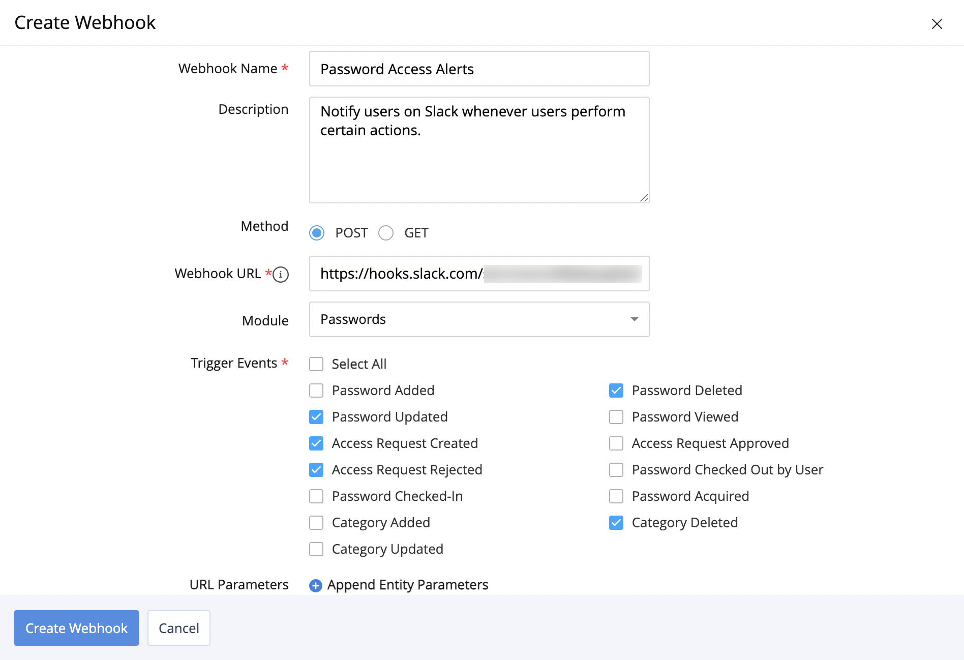 Configuring Importer Webhook