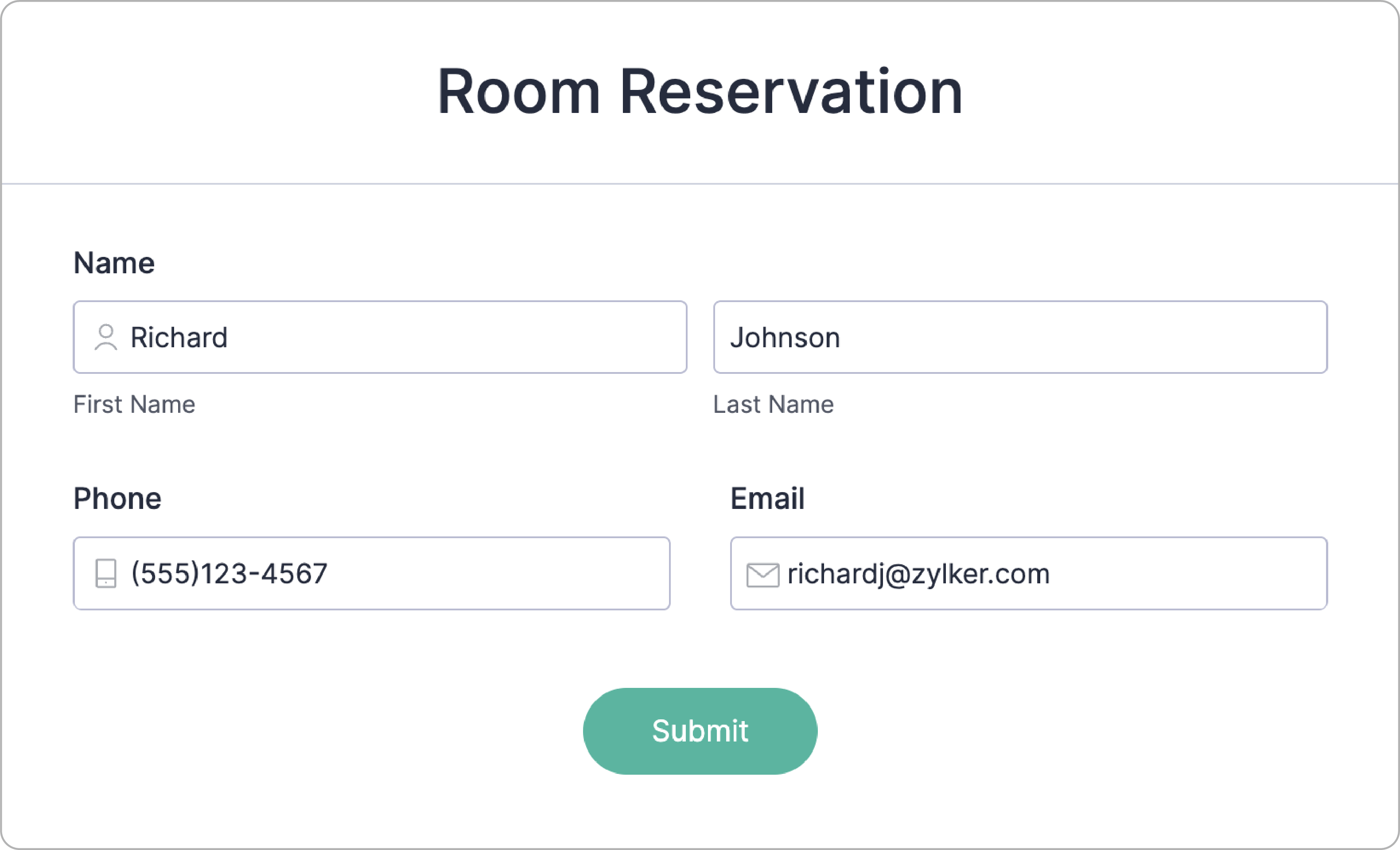 Customize Form - Zoho Forms