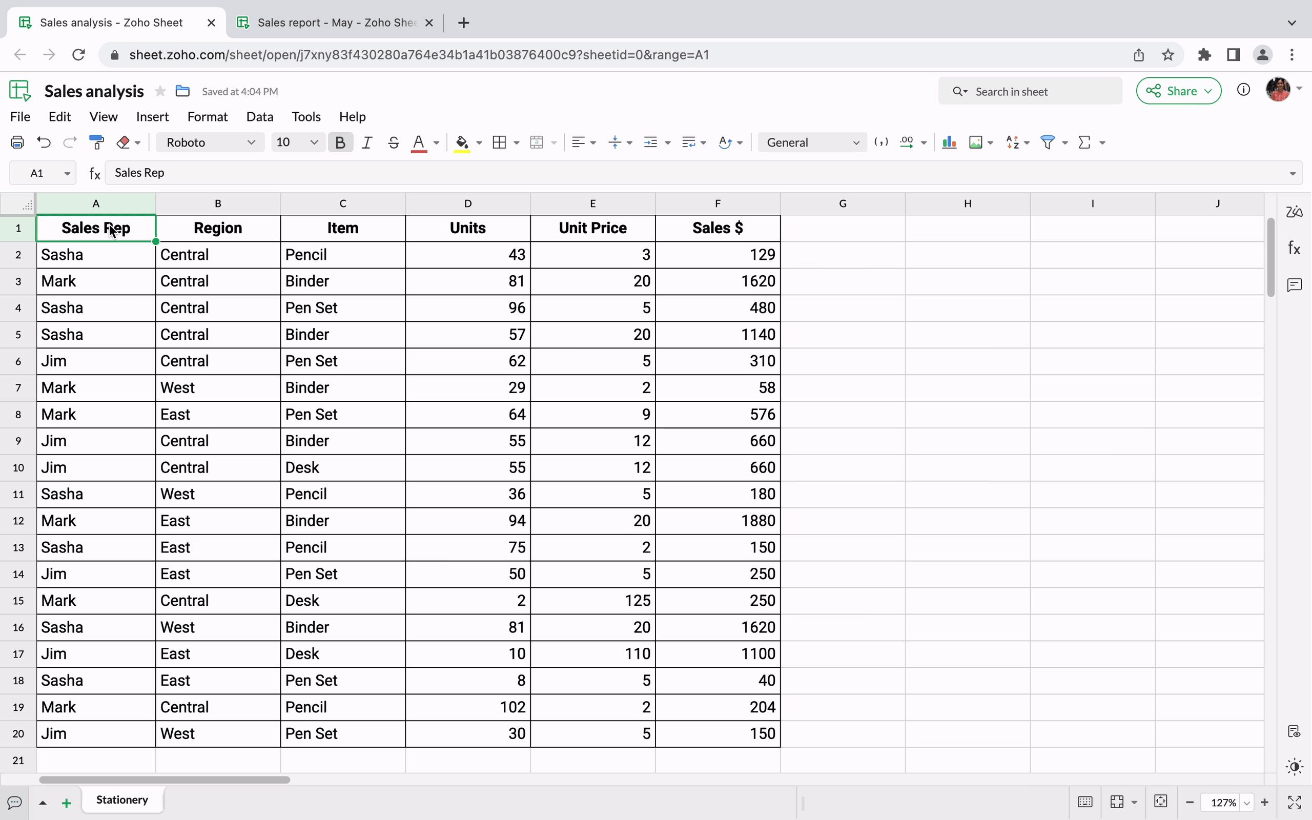 Link data across spreadsheets quickly