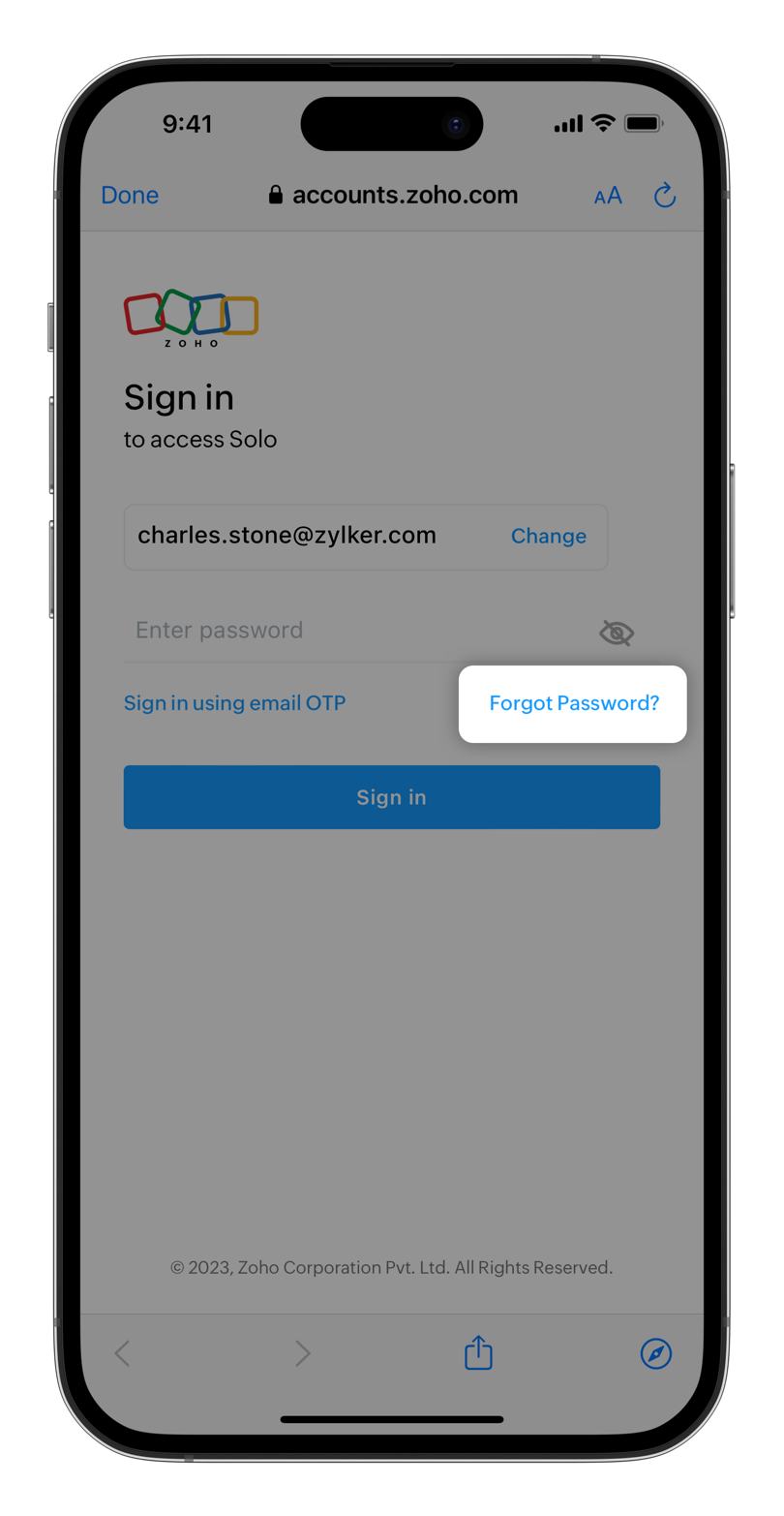 Zoho_Solo_Reset_Password