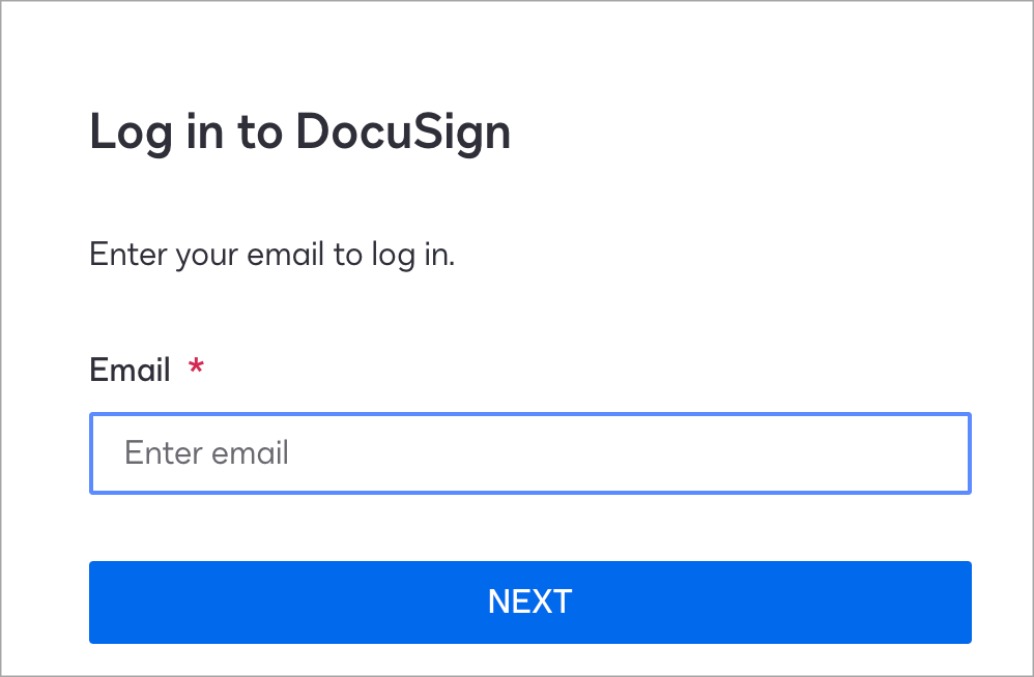 E Signature - DocuSign