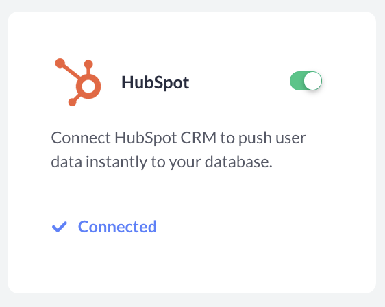 HubSpot Integrated