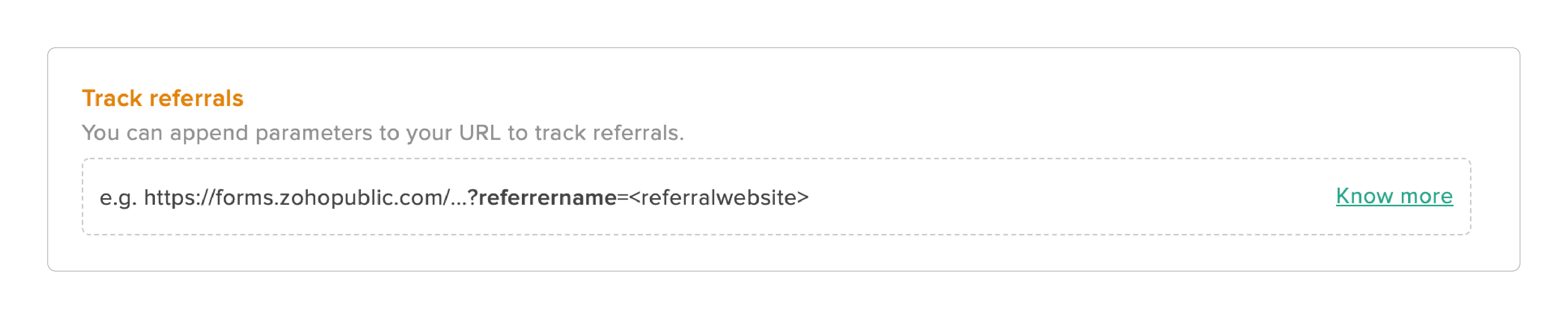 Tracking Referrals