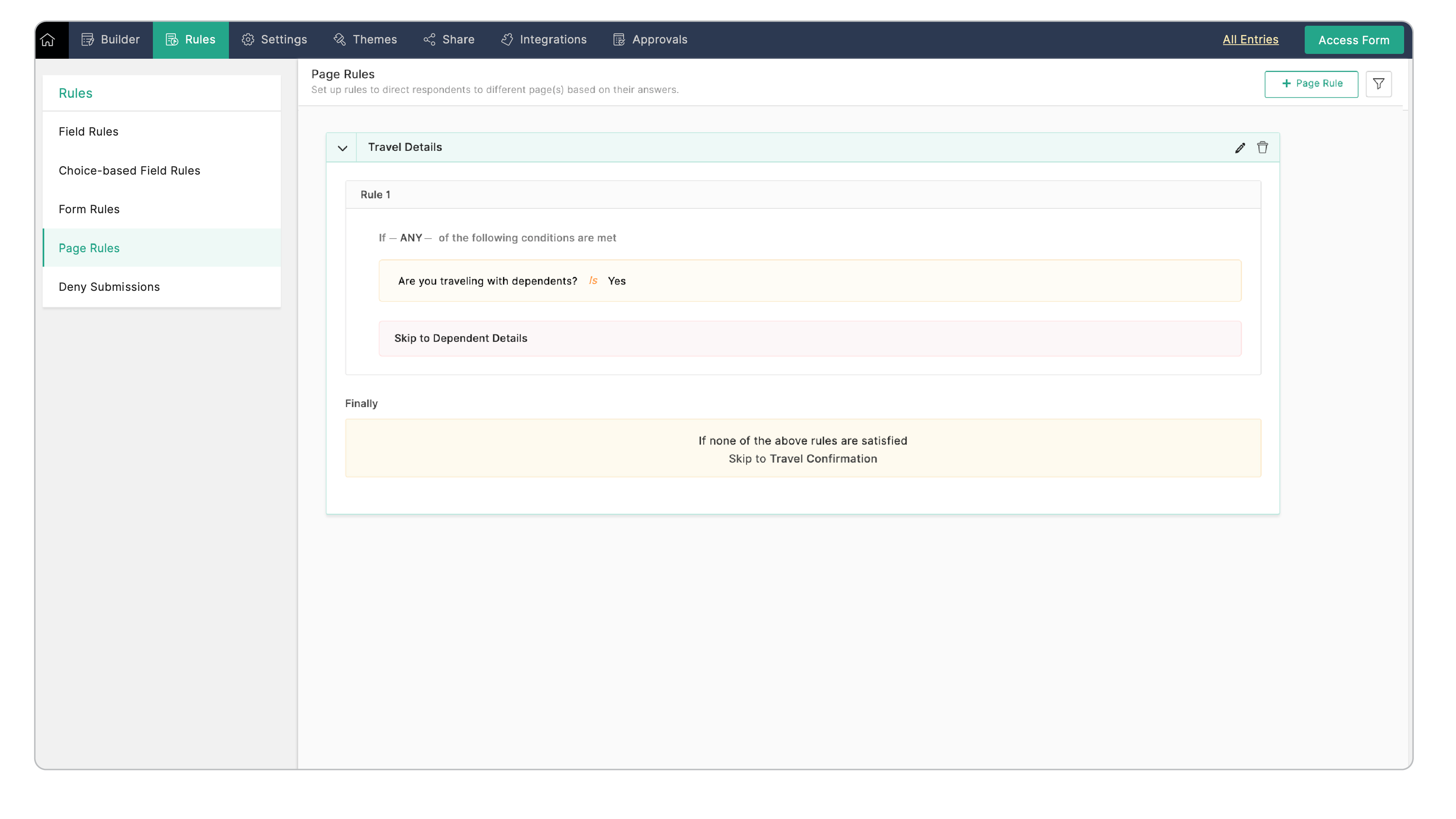 Page Rules Summary