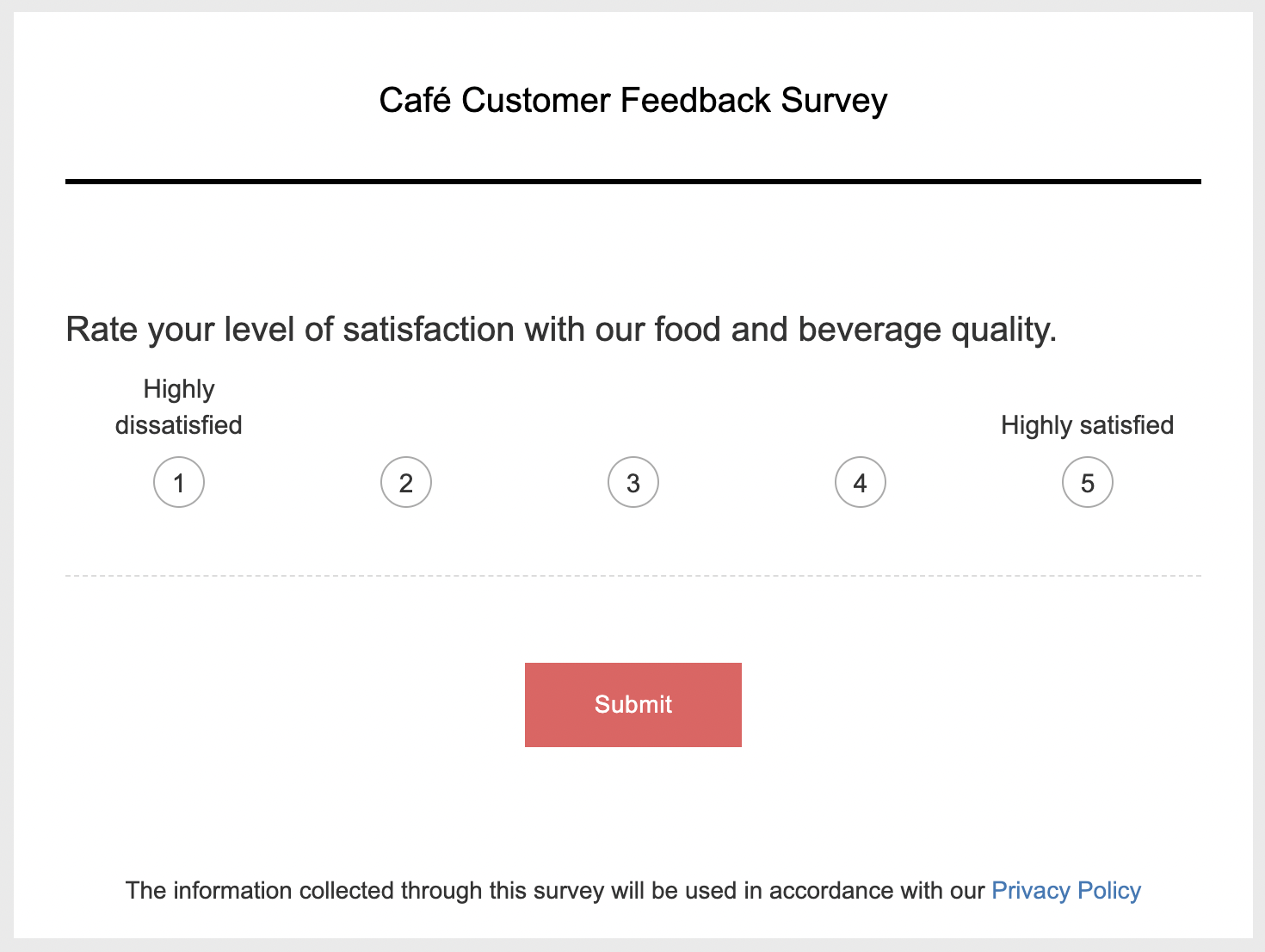 Working with rating scale questions