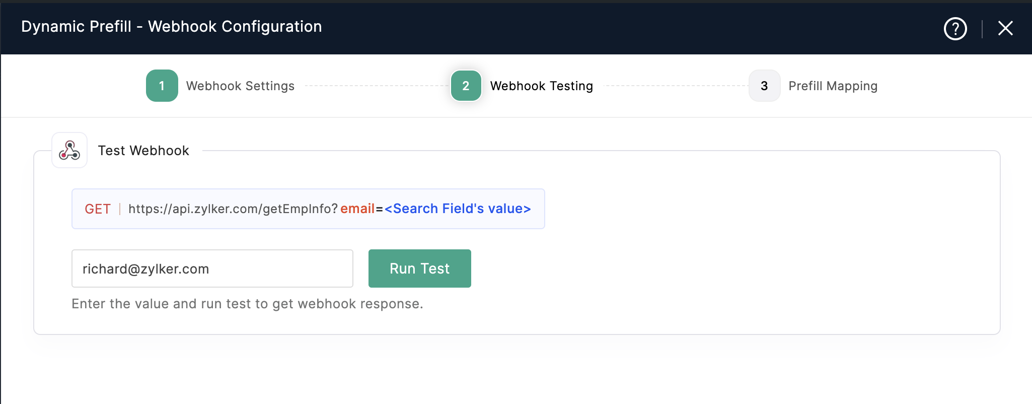 Test Webhook