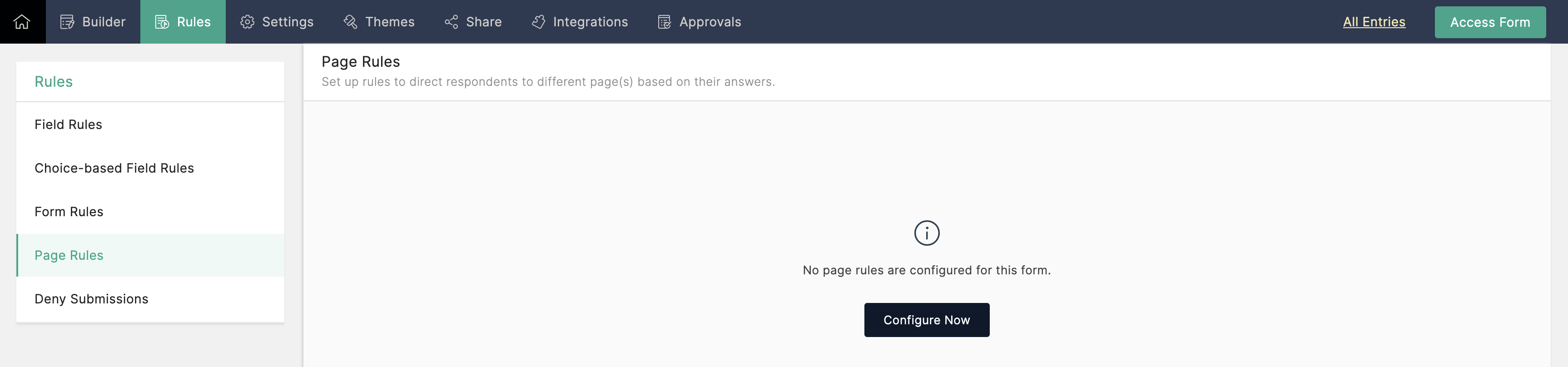 Click Configure Now