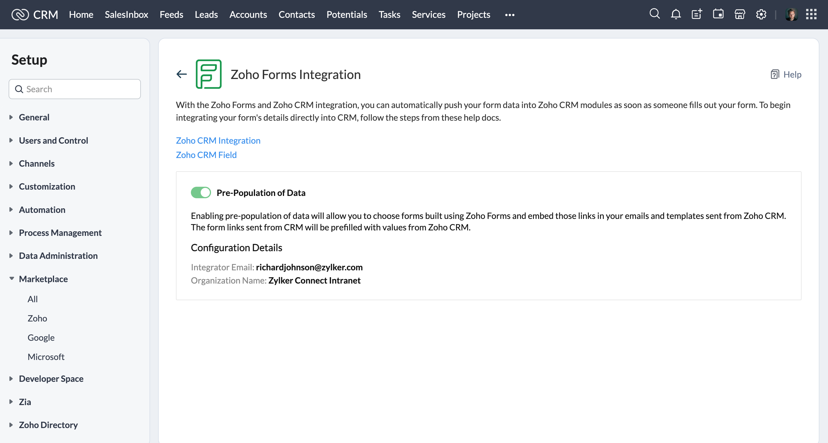 Zoho CRM Integration | Add A Related List - Zoho Forms