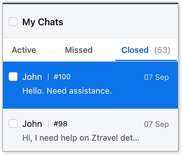 Working with Chat module Zoho Desk Knowledgebase