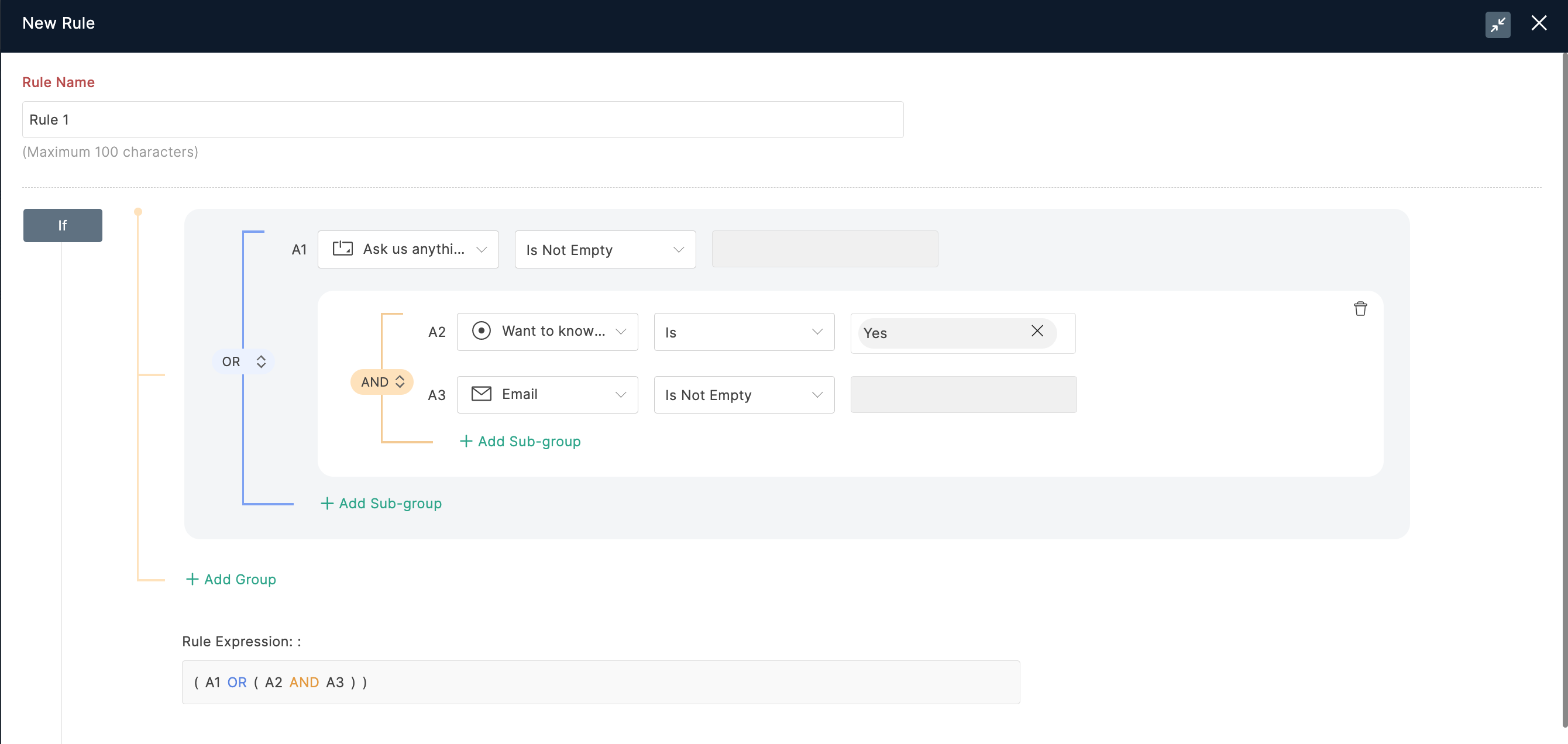 Conditional Rules | Advanced Form Rules - Zoho Forms