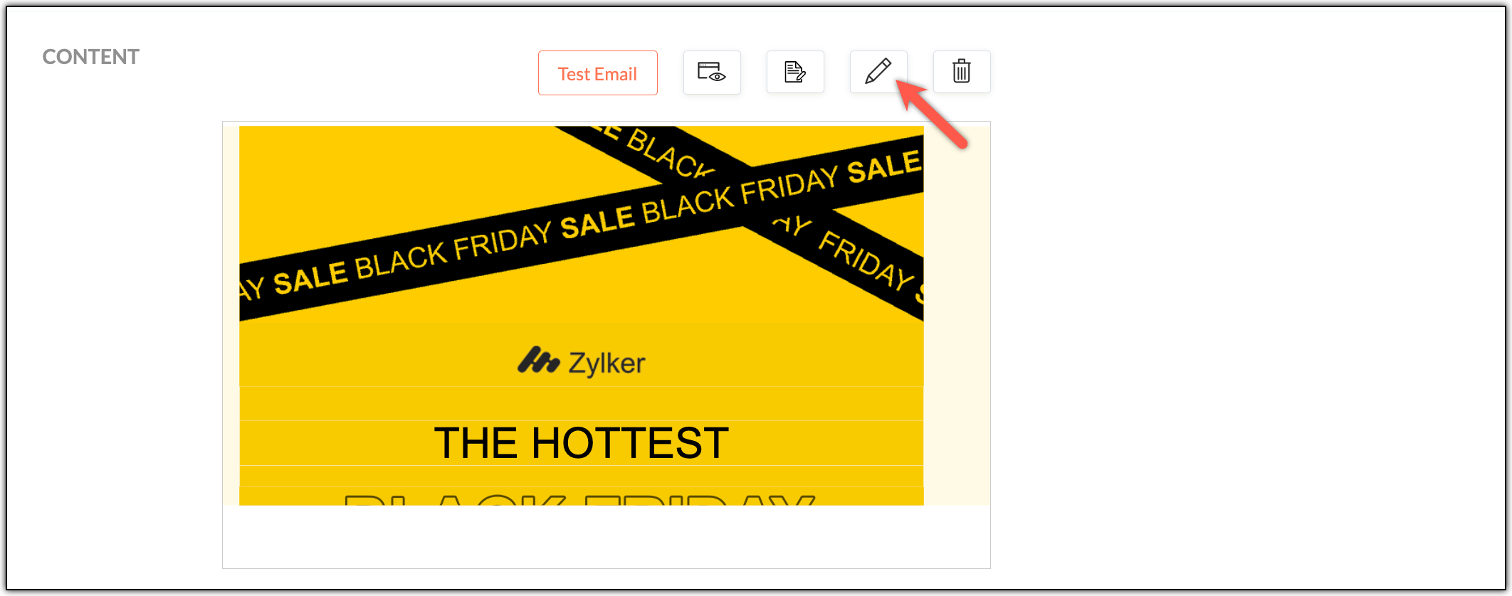 Edit email campaign