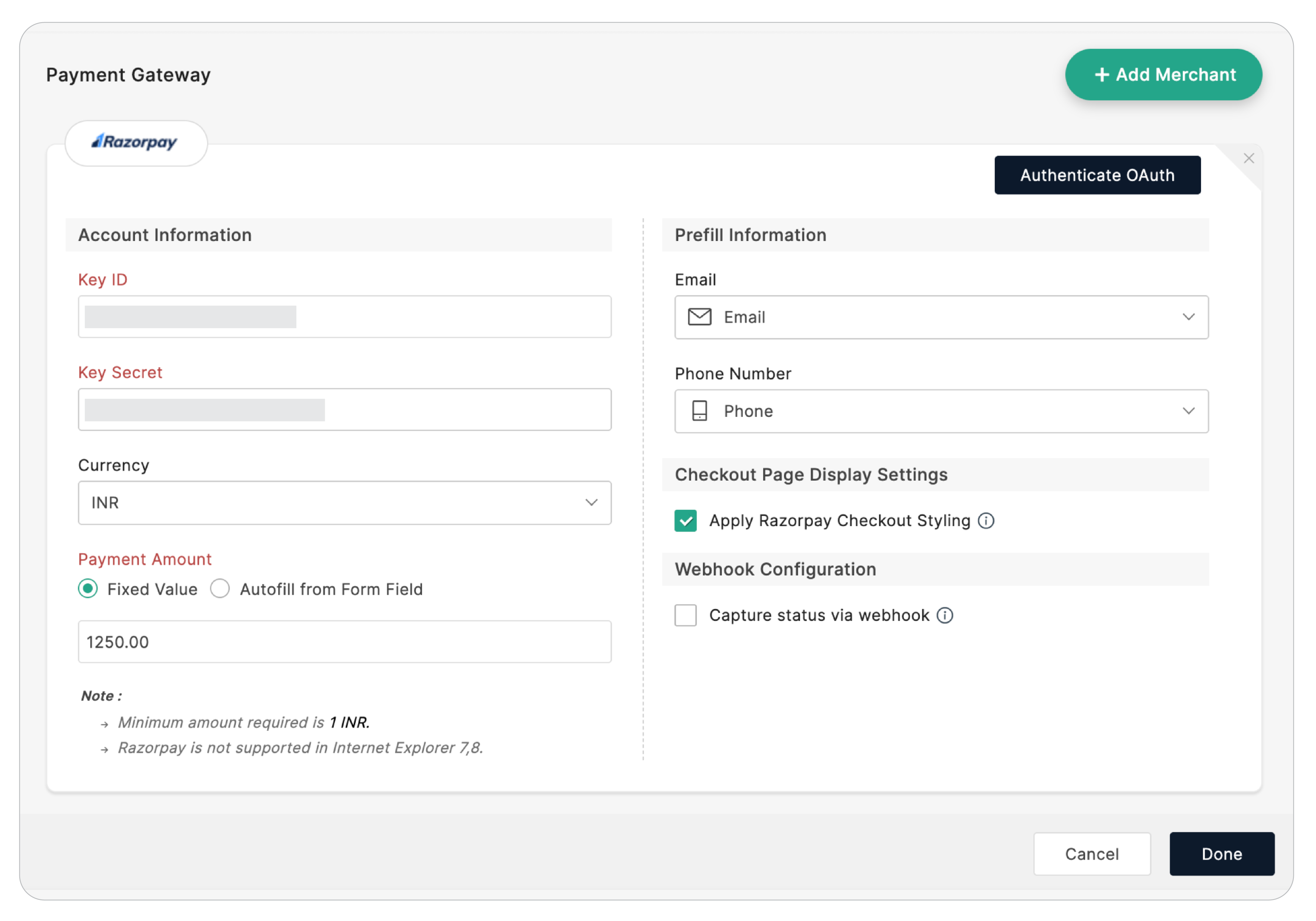 OAuth Authentication