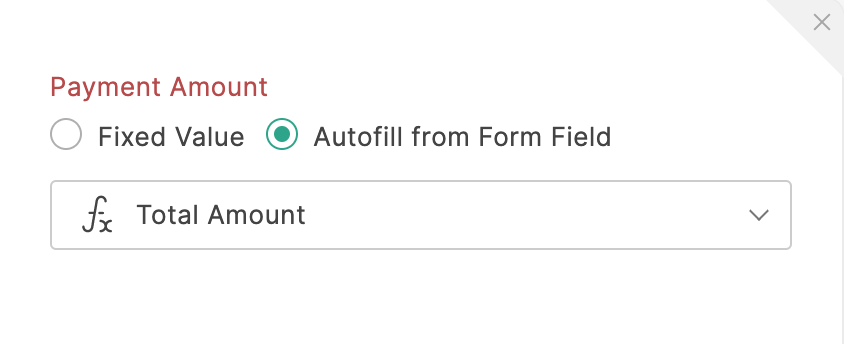 Autofill Payment Amount