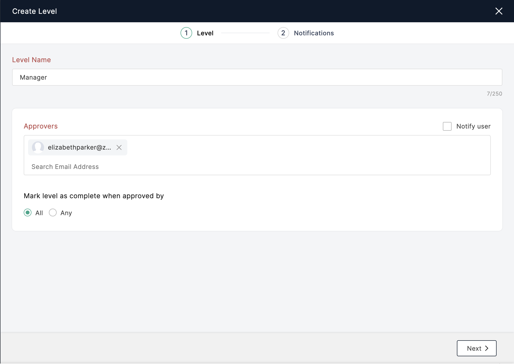 Form Approvals | Set up Levels of Approval - Zoho Forms