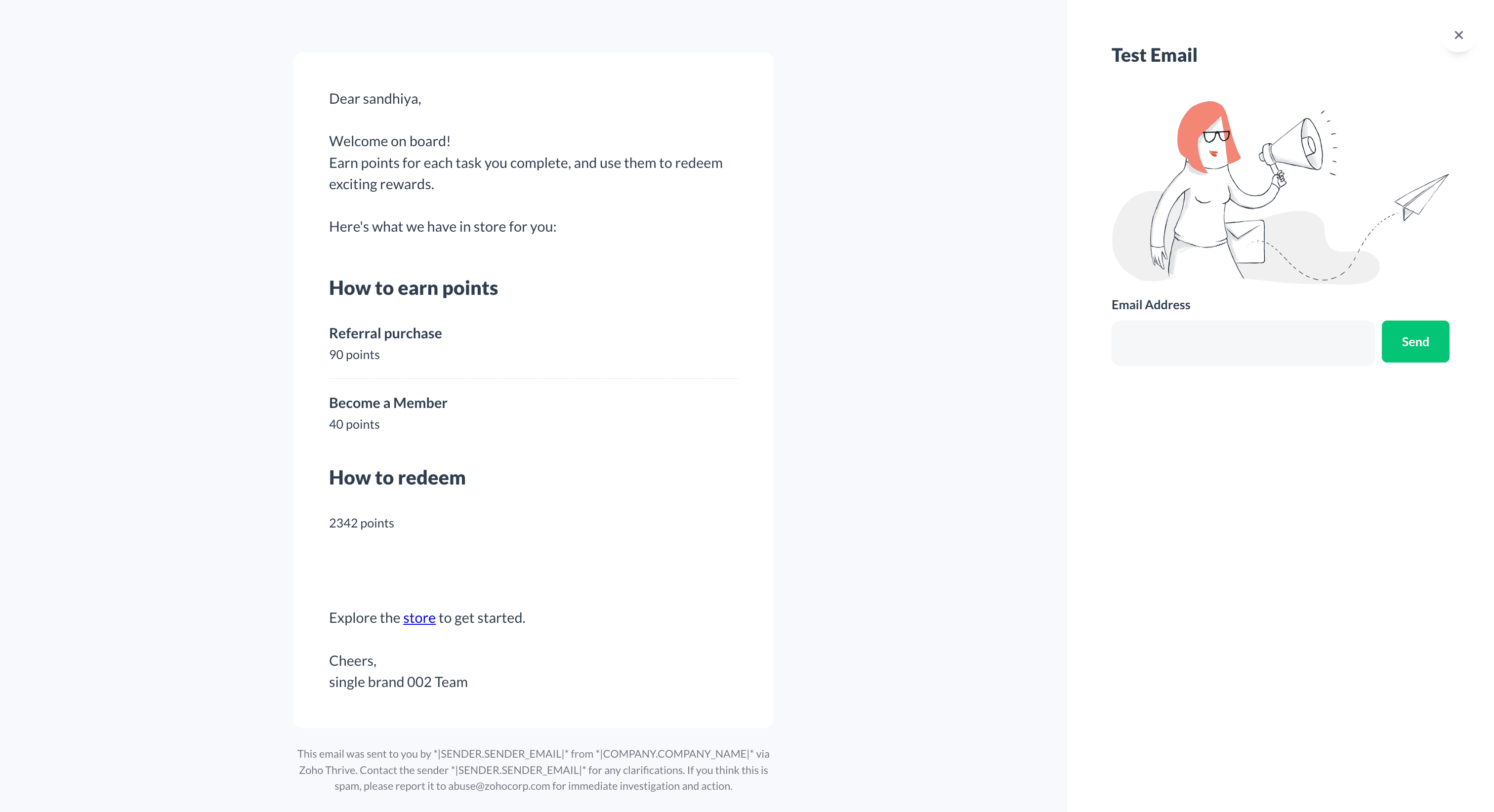 Test email