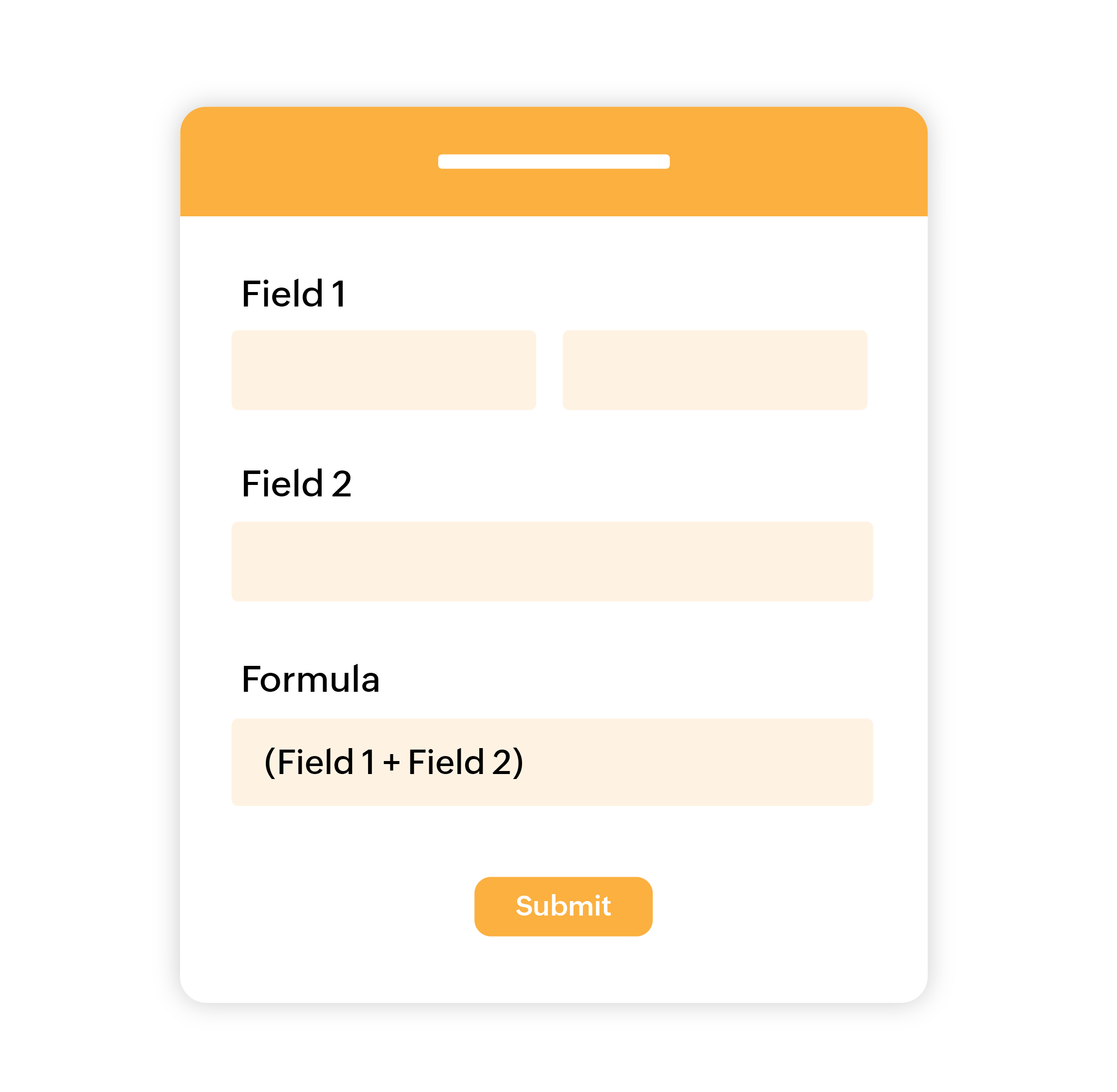 Placement of fields