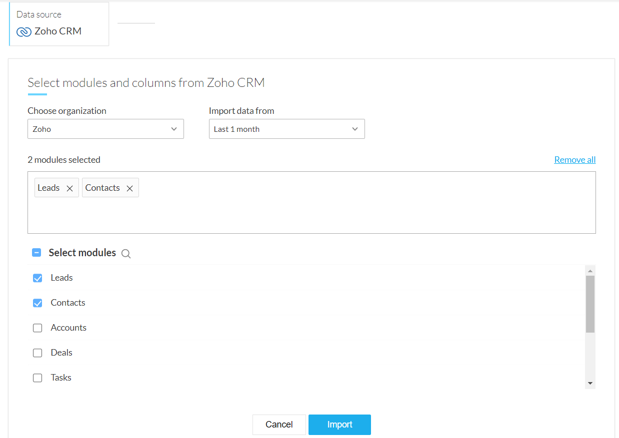 CRM Solutions Using Zoho DataPrep