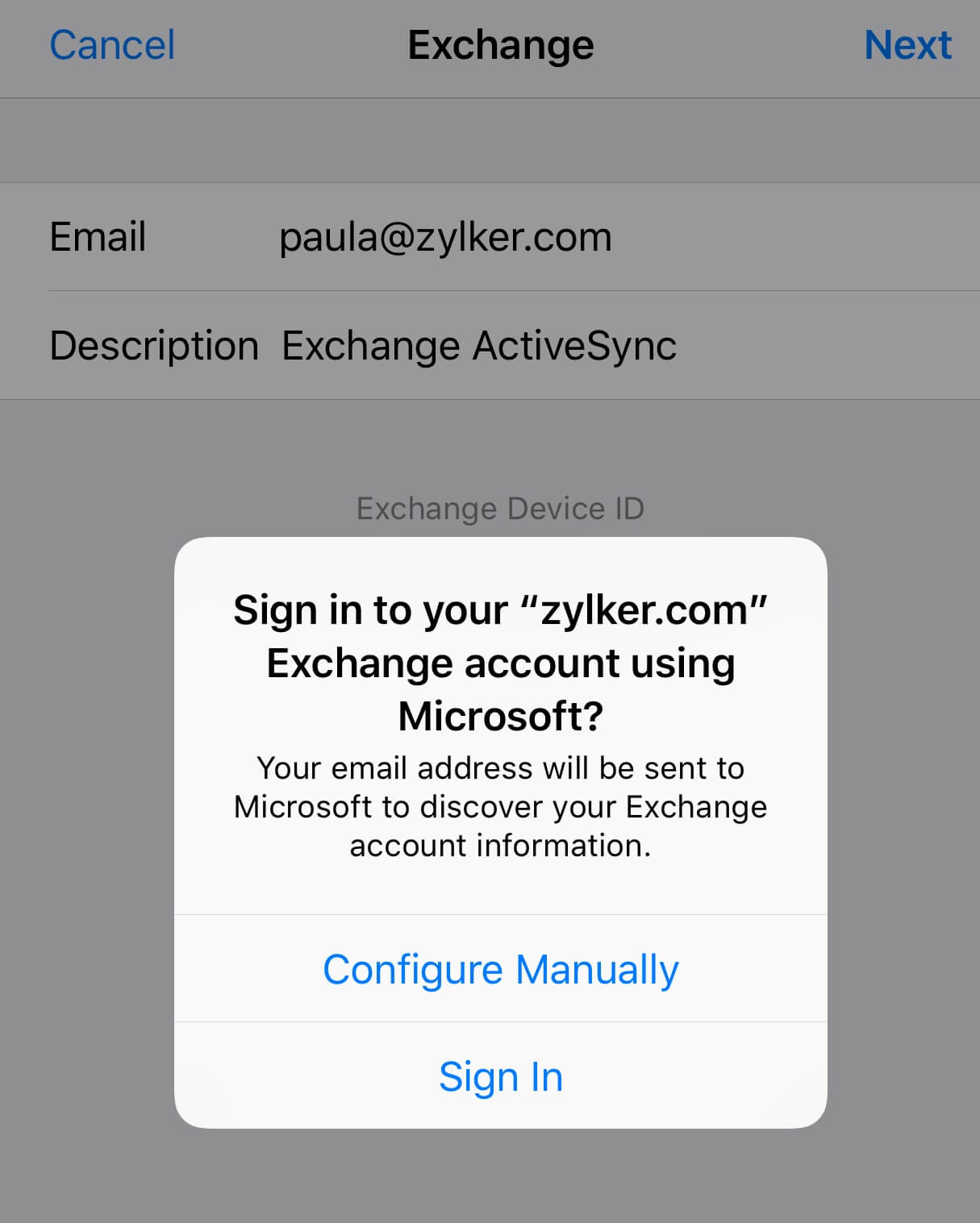 Exchange ActiveSync (EAS) for your Zoho Calendar