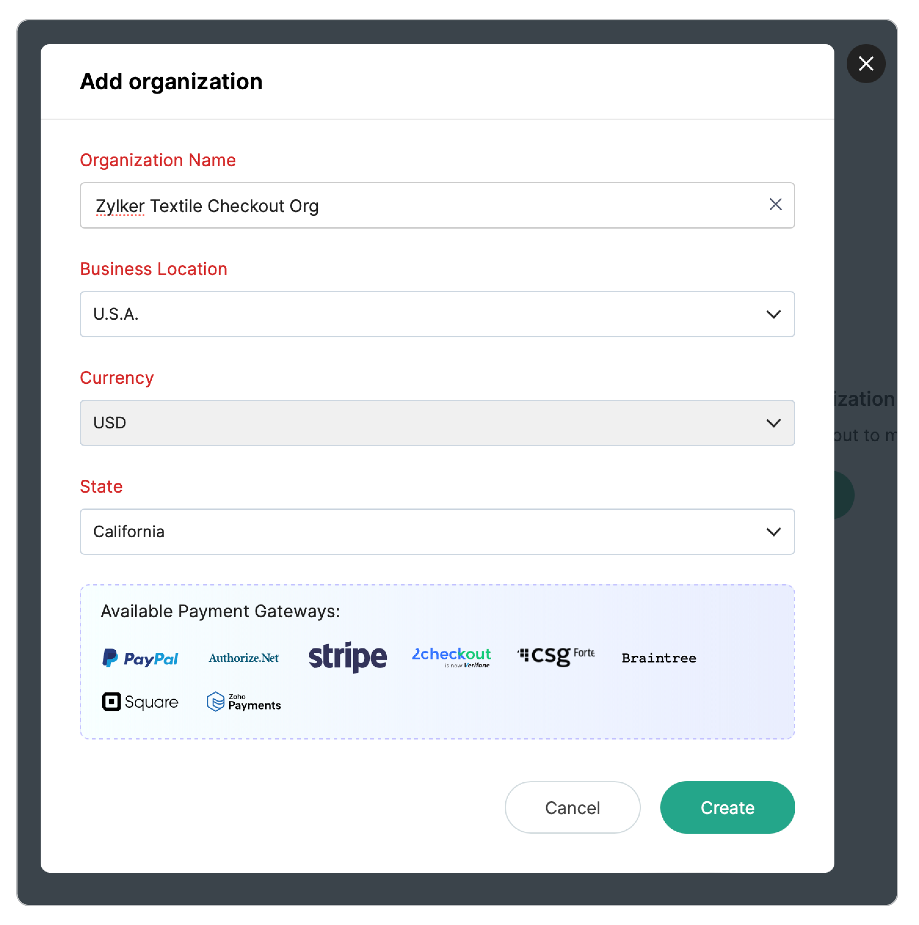 Add organization