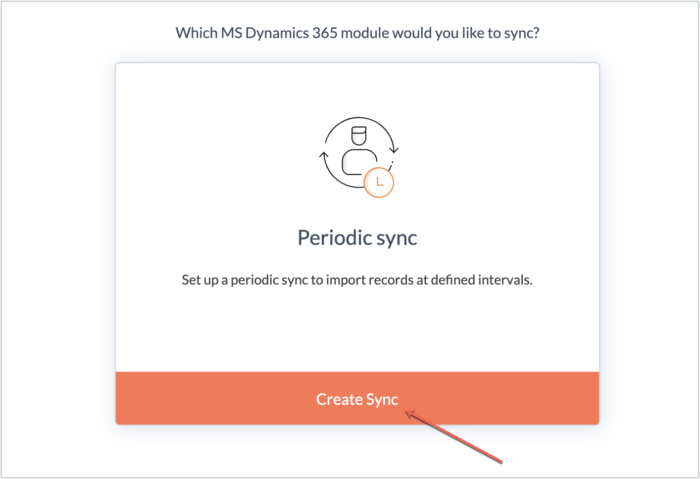 msdynamics create sync