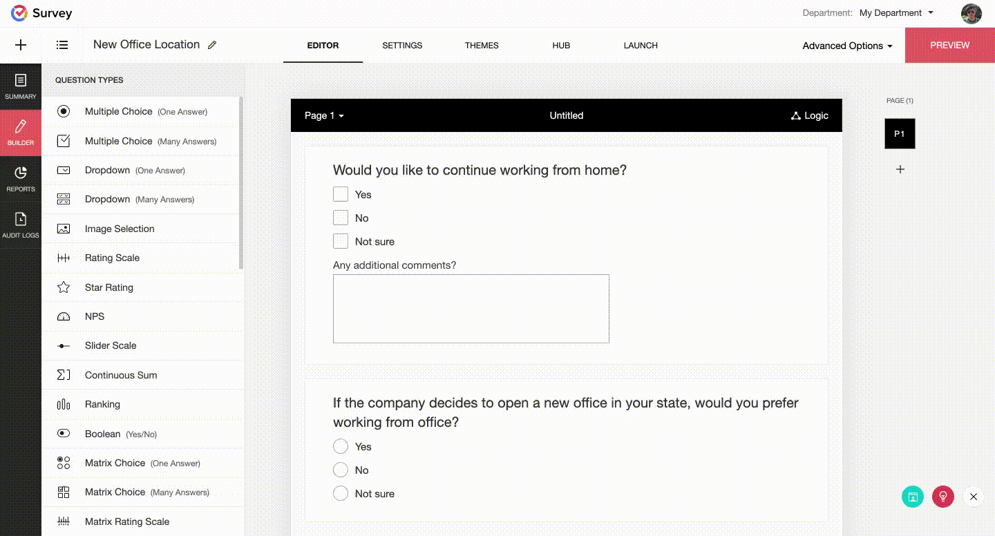 How to Create a Full Name Question in Zoho Survey