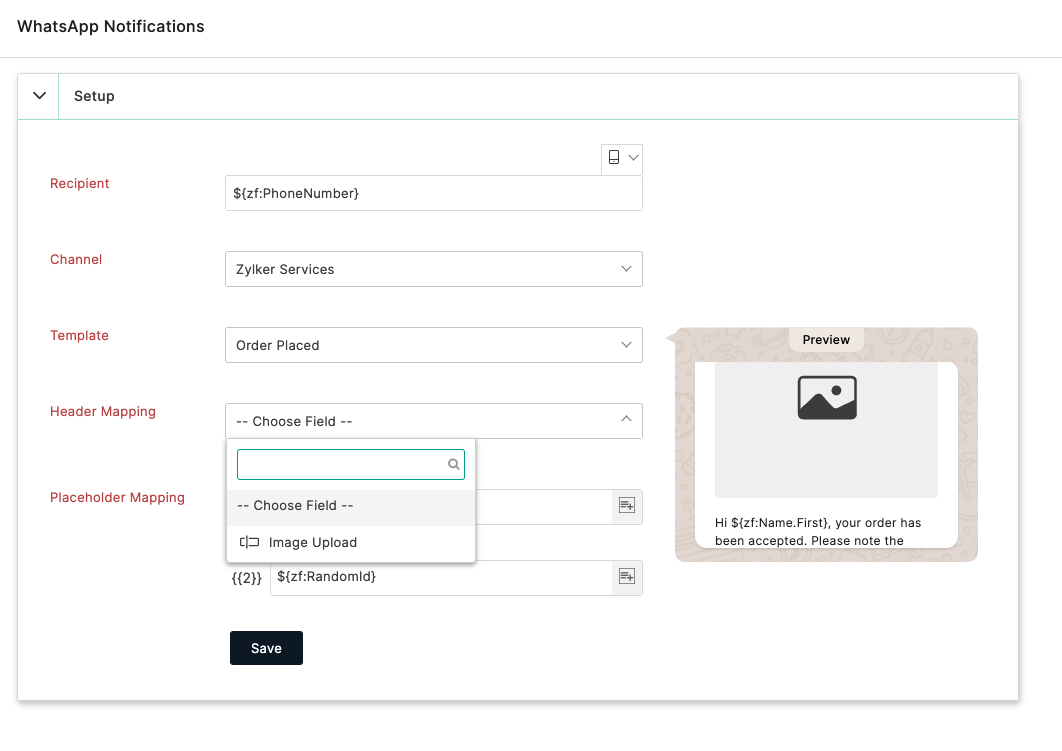 Header Mapping