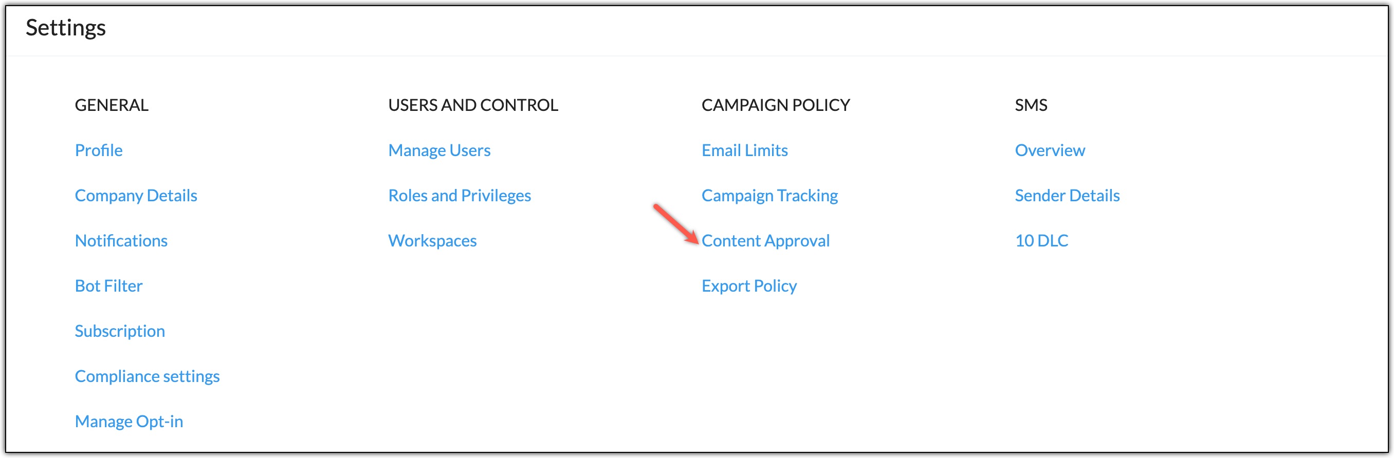 Content approval