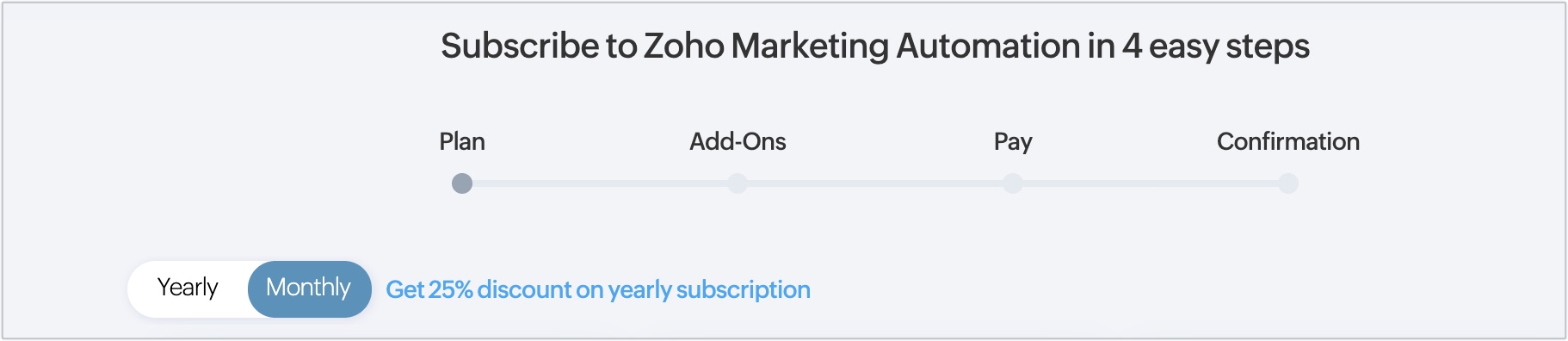 yearly monthly toggle